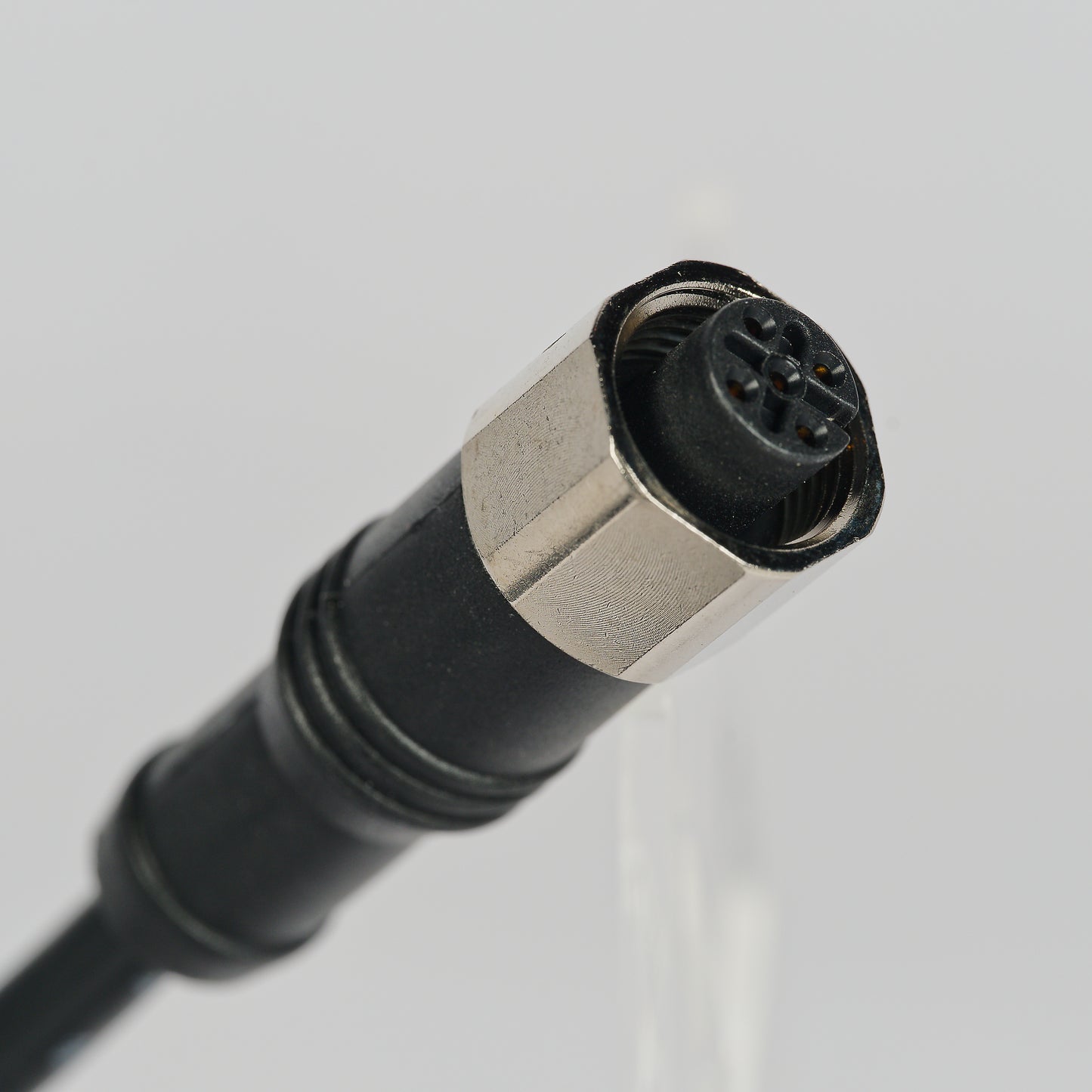 2.5m - M12 A-Code | 5P Female to DC-Jack Power Cable