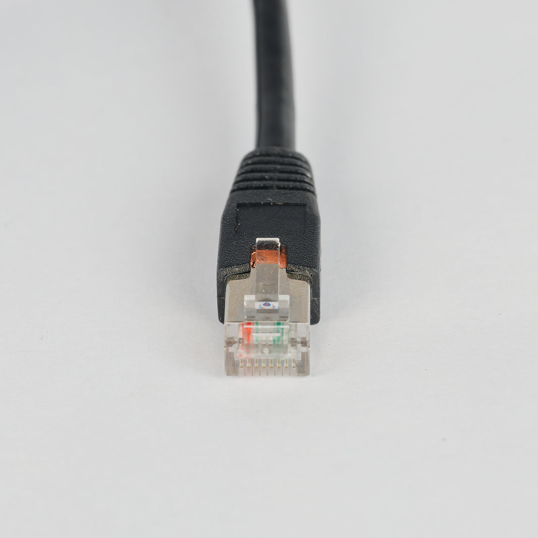 2.5m M12 D-Code | 4P Male Ethernet Cable