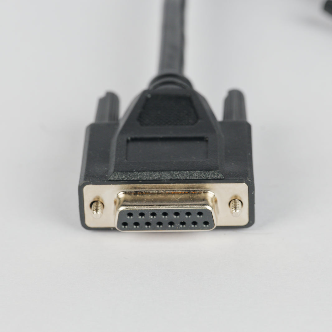 1m M12 A-Code | 17P Male to DB9 Aux I/O Cable