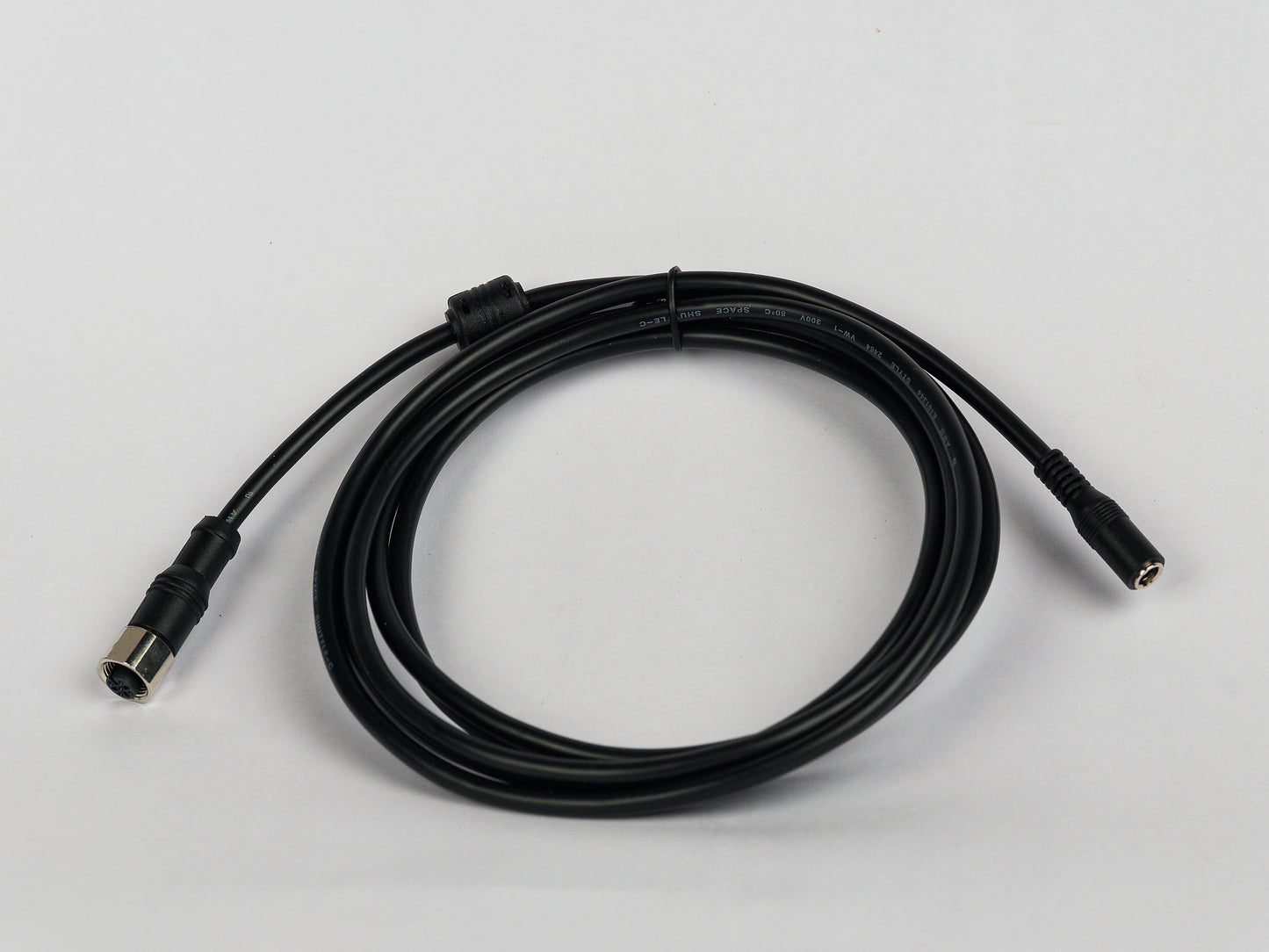 2.5m - M12 A-Code | 5P Female to DC-Jack Power Cable