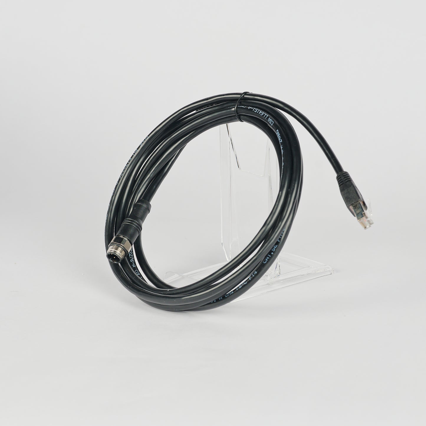 2.5m M12 D-Code | 4P Male Ethernet Cable