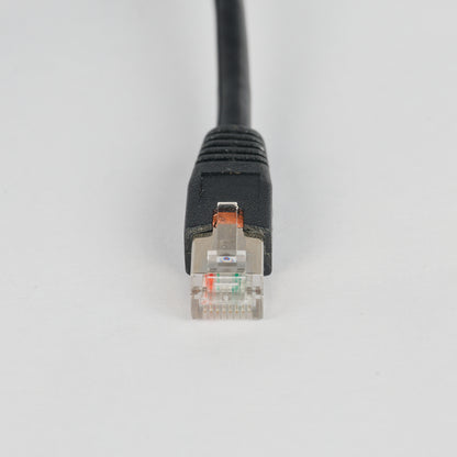 2.5m M12 D-Code | 4P Male Ethernet Cable