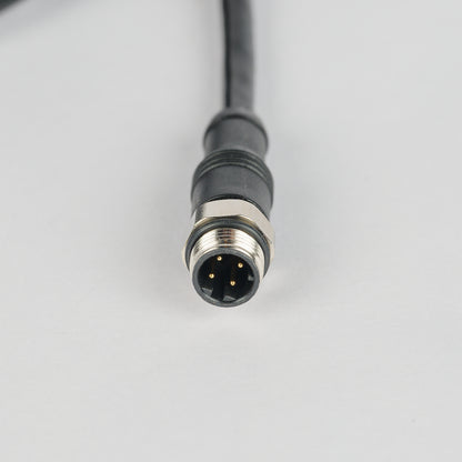 2.5m M12 D-Code | 4P Male Ethernet Cable