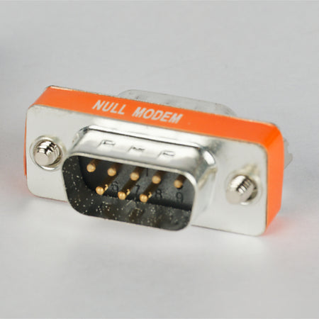 RS-232 Mini Null Modem DB9 Male to DB9 Male Adapter